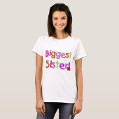 Größte Schwester-T - Shirts und Geschenke (Vorne ganz)