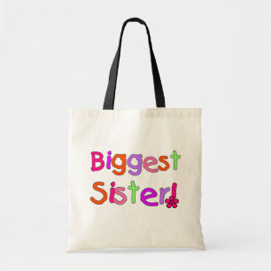 Größte Schwester-T - Shirts und Geschenke Tragetasche