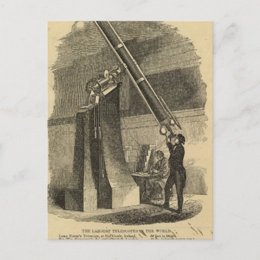 Größte Teleskope Postkarte (Vorderseite)