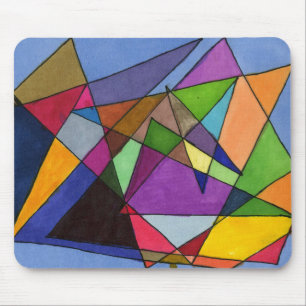 "Größtenteils Acutes" abstrakter Entwurf Mousepa Mousepad