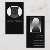 Größtenteils harmlose Trickkarte/ Visitenkarte (Vorne/Hinten)