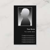 Größtenteils harmlose Trickkarte/ Visitenkarte (Rückseite)