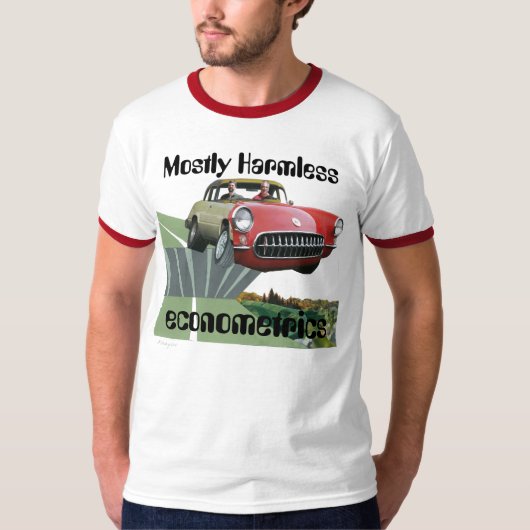 Größtenteils harmloses Ökonometrie-Wecker-Shirt T-Shirt (Vorderseite)