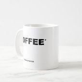 Größtenteils schottische Coffe Tasse (Vorderseite Links)