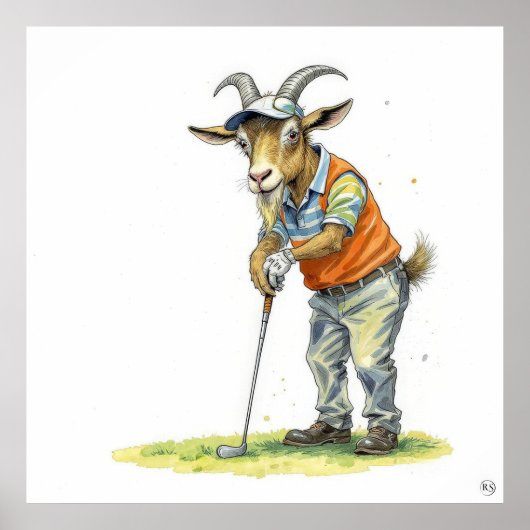 Größter aller Zeiten - Golf-Kunstprint Poster (Vorne)