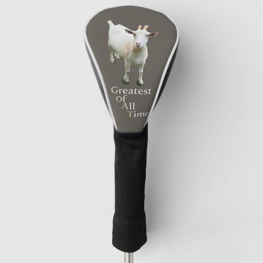 Größter aller Zeiten Ziege Golf Headcover (Vorderseite)