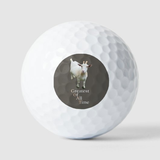 Größter aller Zeiten Ziege Golfball (Vorderseite)