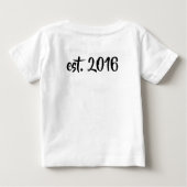 GRÖSSTER Cousin Baby T-shirt (Rückseite)