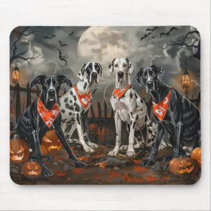 Größter Däne Halloween Gruselig Mousepad