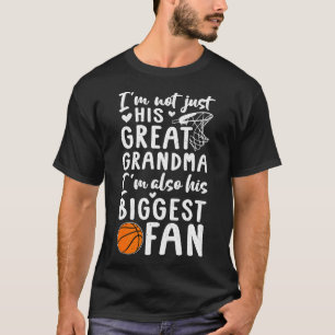 Größter Fan Basketball Großes Oma einer Basketba T-Shirt