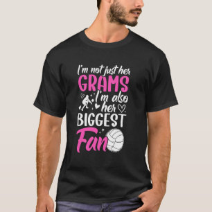 größter Fan Volleyball-Gramm eines Volleyballspiel T-Shirt