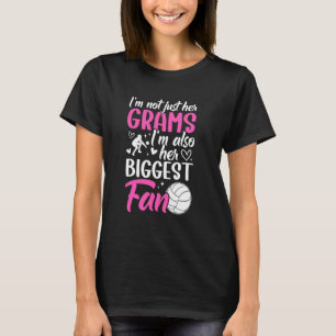 Größter Fan Volleyball-Gramm eines Volleyballspiel T-Shirt