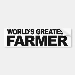 Größter Farmer der Welt Autoaufkleber