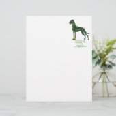 Größter Hund im Dschungel Briefbogen (Stehend Vorderseite)