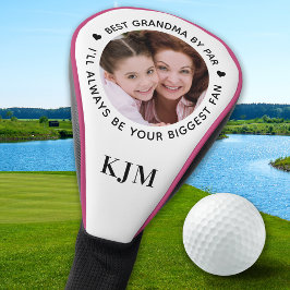 Größter Lüfter - GRANDMA Personalisiertes Foto Mon Golf Headcover