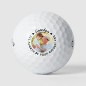 Größter Lüfter - GRANDPA - Golfer Personalisiertes Golfball (Vorderseite)