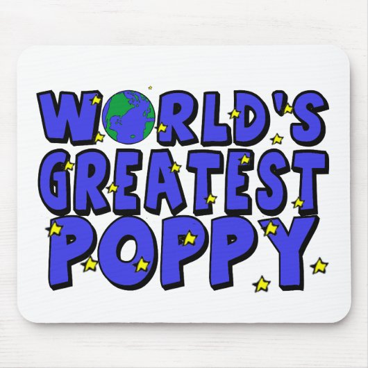 Größter Mohn der Welt Mousepad (Vorne)