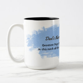 Größter Papa Bär weit und breit Zweifarbige Tasse