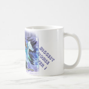 GRÖßTER PFERDELIEBHABER PINTO-PFERD LÄUFT KAFFEETASSE