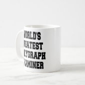 Größter Polygraph-Tester der Welt Kaffeetasse (Vorderseite Links)