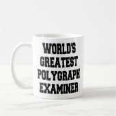 Größter Polygraph-Tester der Welt Kaffeetasse (Links)