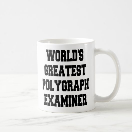 Größter Polygraph-Tester der Welt Kaffeetasse (Rechts)