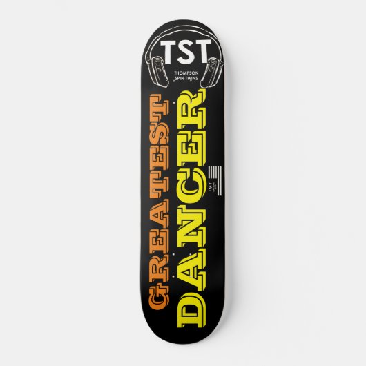 GRÖßTER TÄNZER Skateboard (Vorderseite)