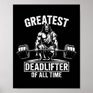 Größter Totliftier Aller Zeiten Jesus Poster