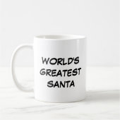 "Größter Weihnachtsmann der Welt" Tasse (Links)