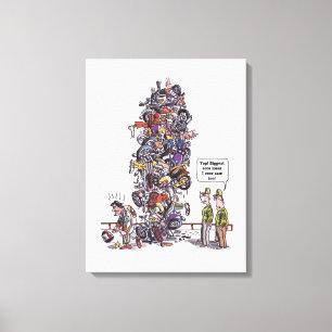 Größter weißer Leinenbelag Leinwanddruck