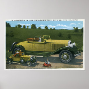 Größtes Auto in der Welt, Studebaker Prüfung Poster