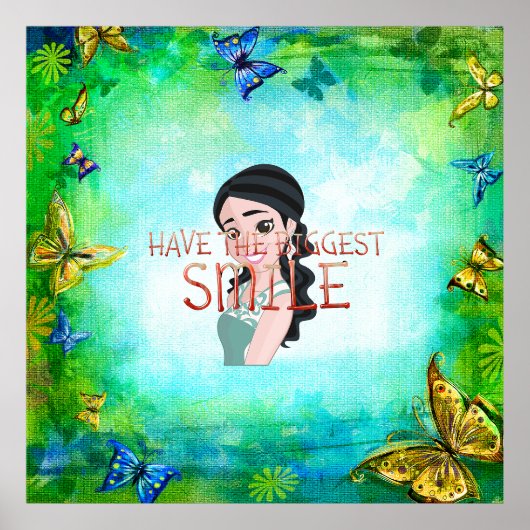 Größtes Lächeln Poster (Vorne)