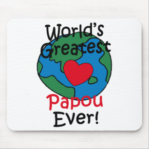 Größtes Papou-Herz der Welt Mousepad