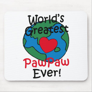 Größtes PawPaw-Herz der Welt Mousepad