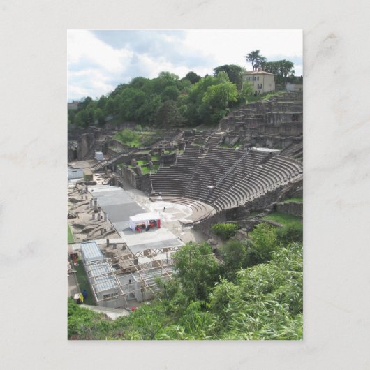 Großtheater, Amphitheater Lyon, römisch | Frankrei Postkarte (Vorderseite)