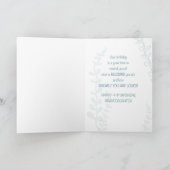 Großtochter 44. Religious Birthday Green Hand Karte (Innenseite)