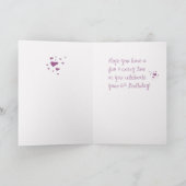 Großtochter 6. Geburtstag Crazy Socks Karte (Innenseite)