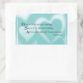 Großtochter Abschluss Tanz, horizontal, Geschenk Rechteckiger Aufkleber (Tasche)