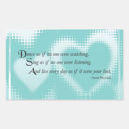 Großtochter Abschluss Tanz, horizontal, Geschenk Rechteckiger Aufkleber (Vorderseite)