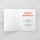 GroßTochter Birthday Karte (Innenseite)