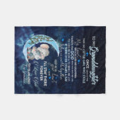 Großtochter| Brief an meine Enkelin Fleecedecke (Vorderseite (Horizontal))