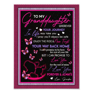 Großtochter  Brief an meine Enkelin Fotodruck