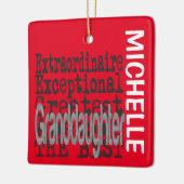 Großtochter Extraordinaire CUSTOM Keramikornament (Links)