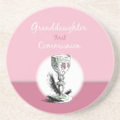 Großtochter First Communityrosa, Chalice Getränkeuntersetzer (Vorne)