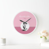 Großtochter First Communityrosa, Chalice Große Wanduhr (Zuhause)