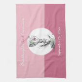 Großtochter First Communityrosa, Chalice Handtuch (Vertikal)