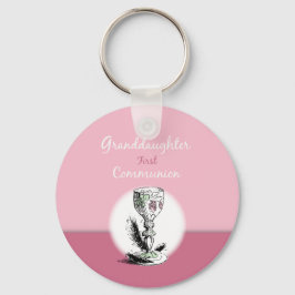 Großtochter First Communityrosa, Chalice Schlüsselanhänger