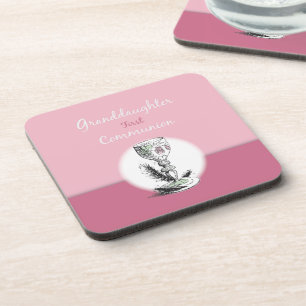 Großtochter First Communityrosa, Chalice Untersetzer