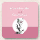 Großtochter First Communityrosa, Chalice Untersetzer (Vorderseite)
