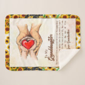 Großtochter-Geschenk| Liebe Großmutter Sherpadecke (Vorderseite (Horizontal))